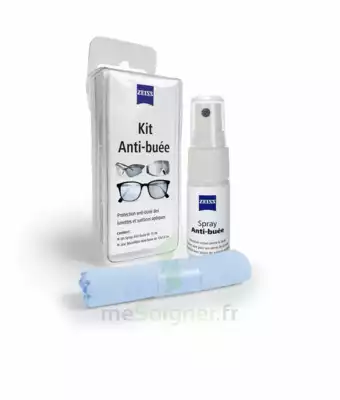 Zeiss Kit Spray Antibuée Fl/15ml + Tissu Microfibres à Toul