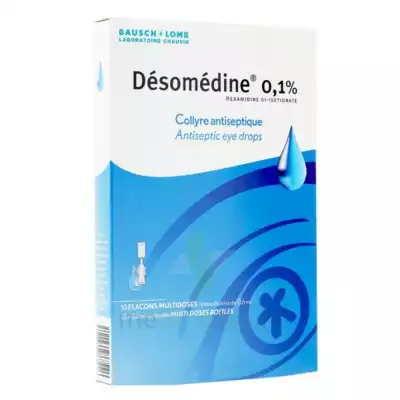 Desomedine 0,1 % Collyre Sol 10fl/0,6ml à Toul