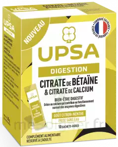 Upsa Citrate De Bétaïne & Citrate De Calcium Poudre 10 Sachets à Toul