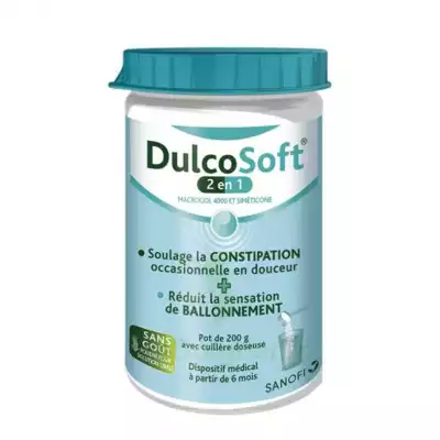 Dulcosoft 2 En 1 Constipation Et Ballonnement Poudre à Diluer Fl/200g à Toul